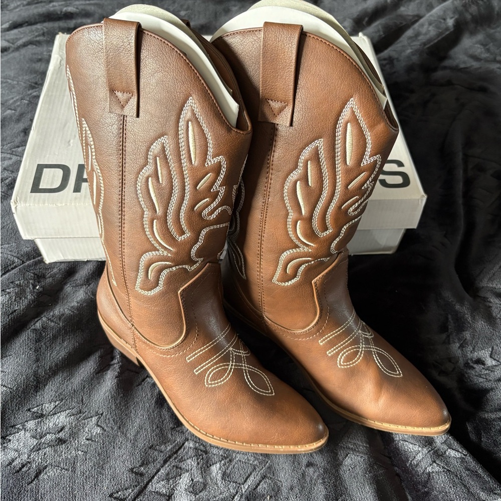 Dream Pairs brown Western Boots - Picture 3 of 8